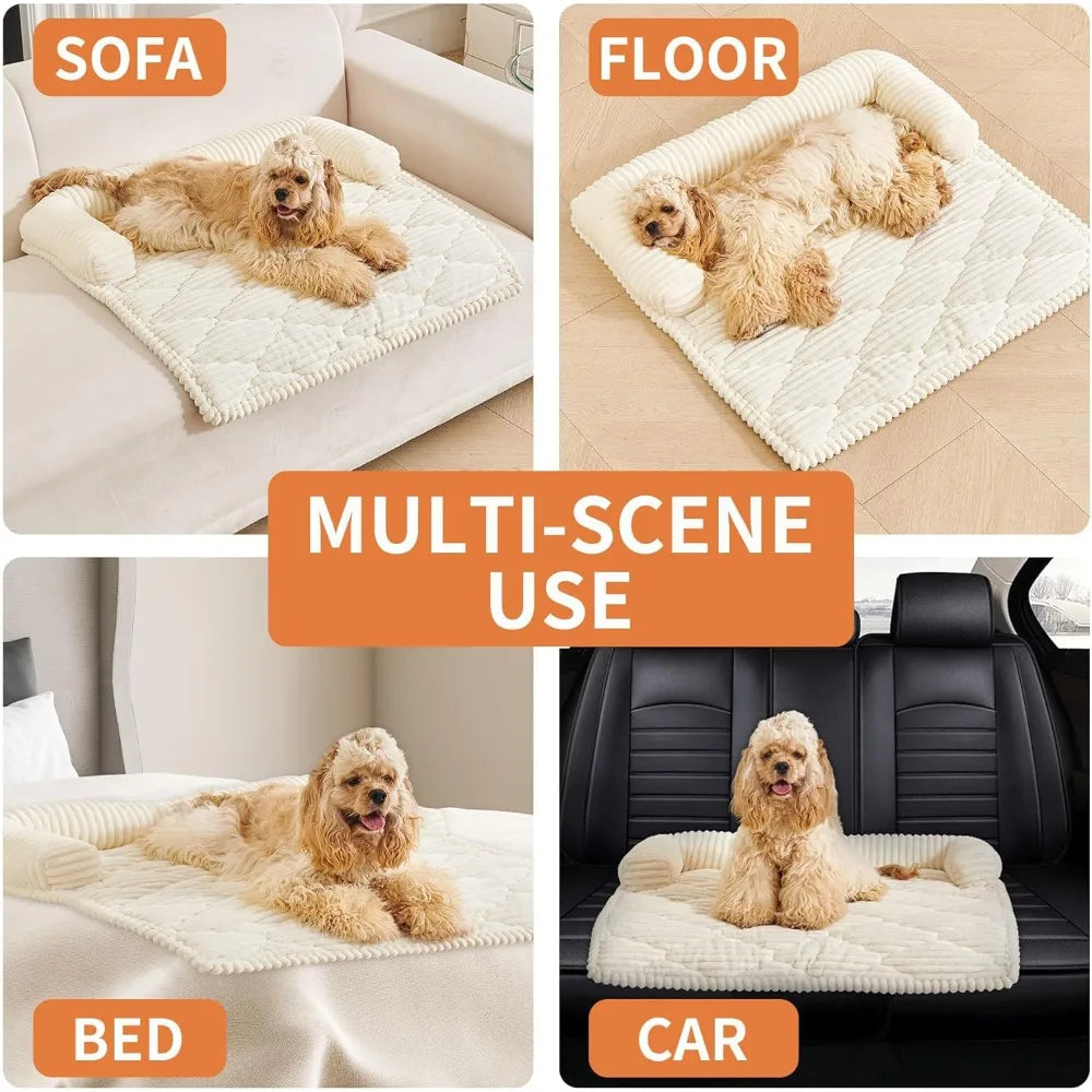 DAFIFY Dog Couch Bed Non Slip Sofa Protector Washable Cotton