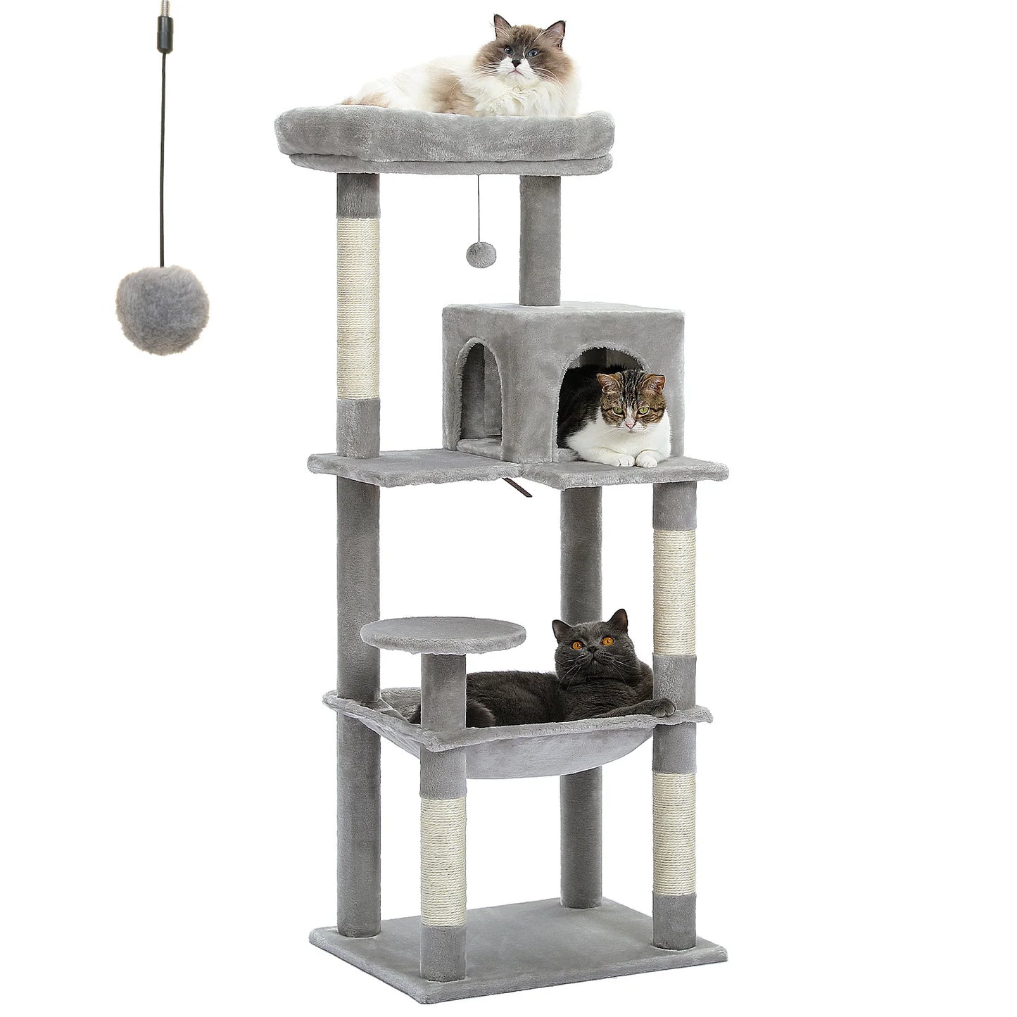 PAWZ Road Indoor Cat Tree 5 Level Tower Large Premium