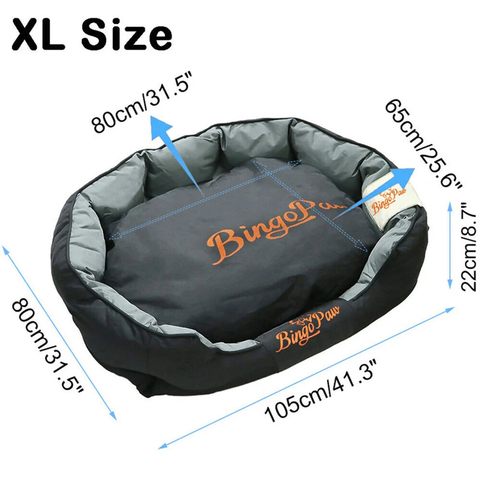BORWARTCN Waterproof Orthopedic Dog Bed Sofa Kennel Cushion