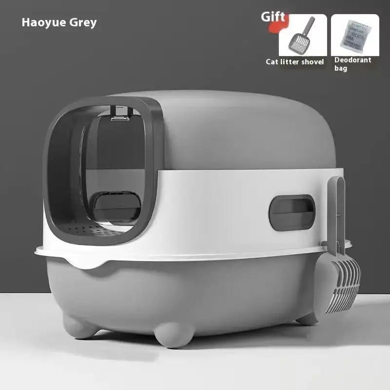 Enclosed Cat Litter Box Furniture With Odor Control