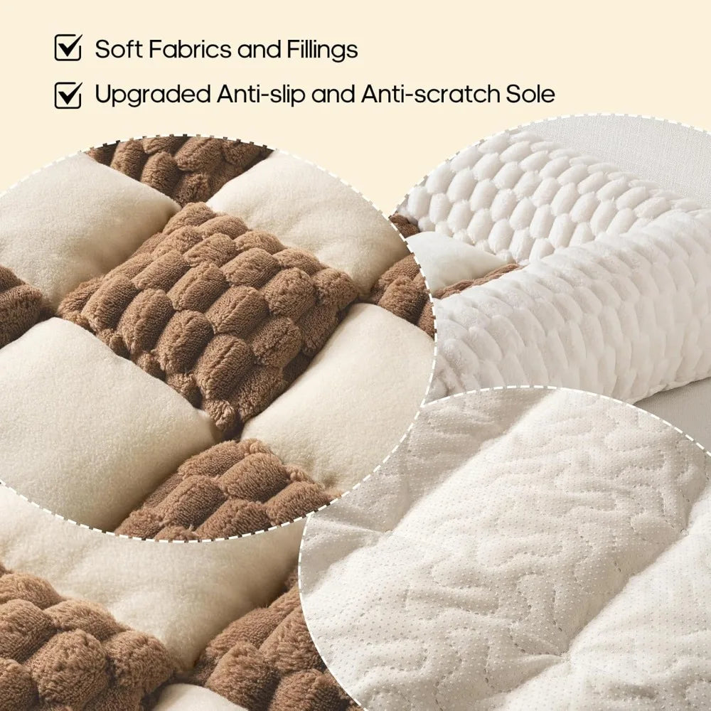 DAFIFY Dog Couch Bed Non Slip Washable Flannel Protector