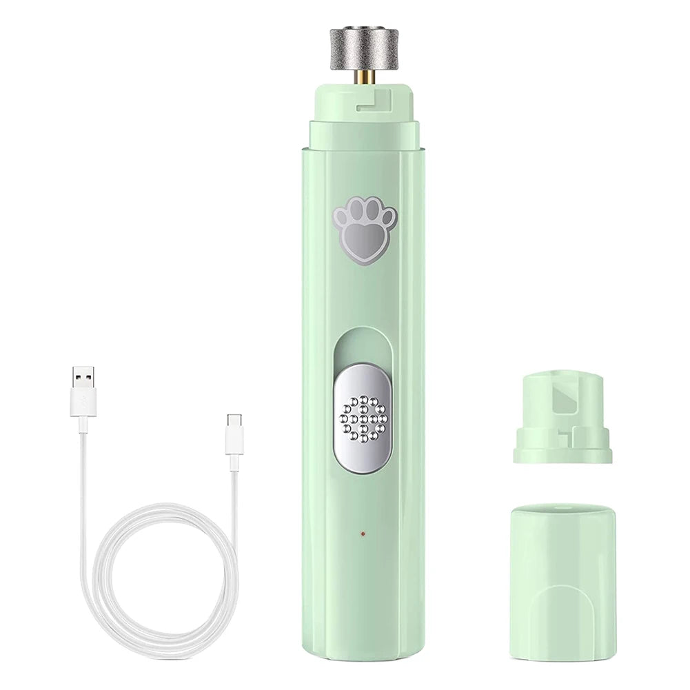 Shunmaii USB Rechargeable LED Light Dog Nail Grinder