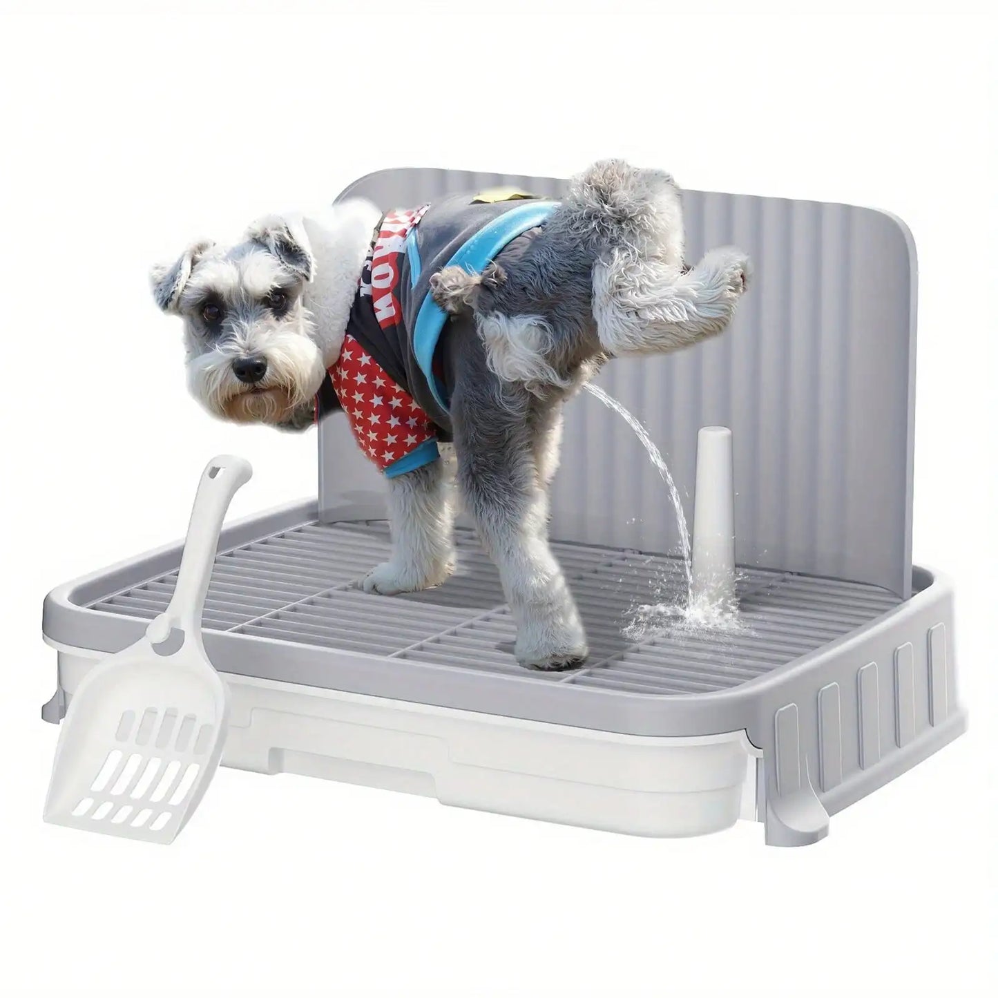 Dog Litter Indoor Potty Tray With Protected Sides For No Leak