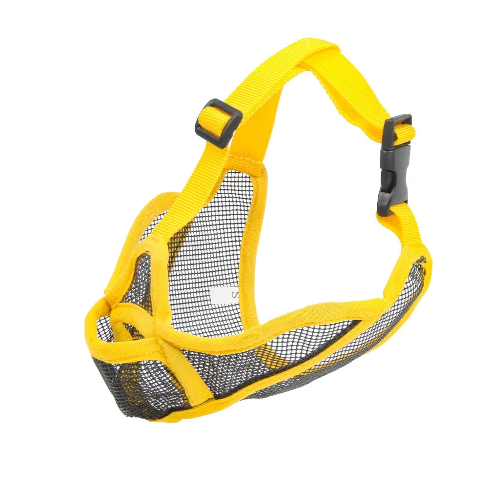Breathable Dog Muzzle For Short Snout Prevents Barking