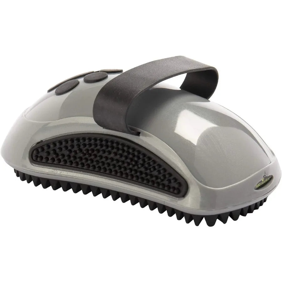 Hign Concerned Curry Comb Dog Grooming Tool With Rubber Teeth