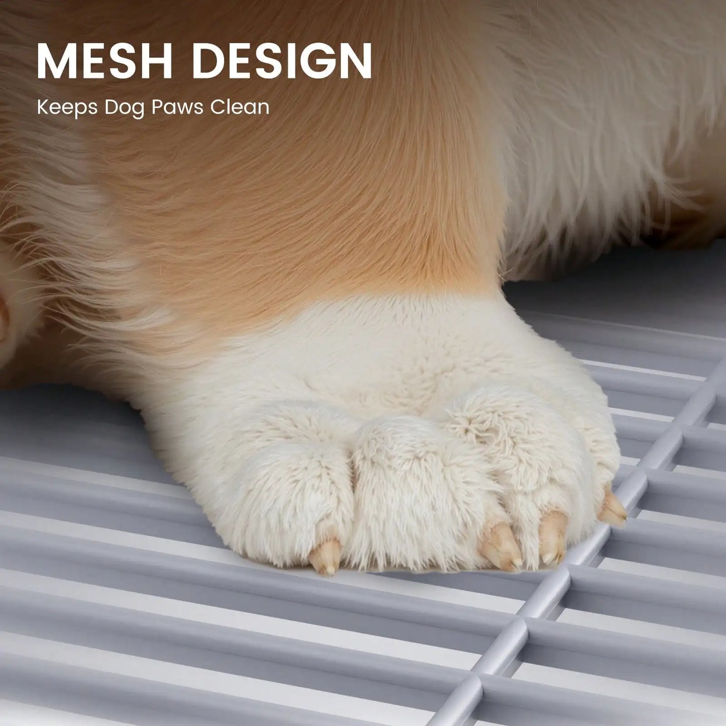 Dog Litter Indoor Potty Tray With Protected Sides For No Leak