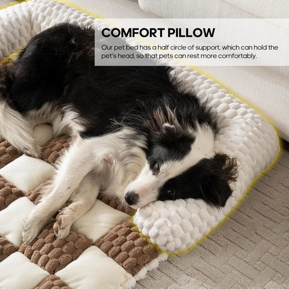 DAFIFY Dog Couch Bed Non Slip Washable Flannel Protector