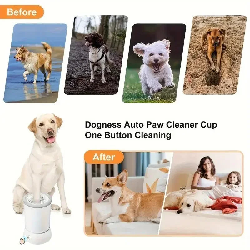 Dog Litter Paw Wash Machine Automatic Pet Paw Cleaner