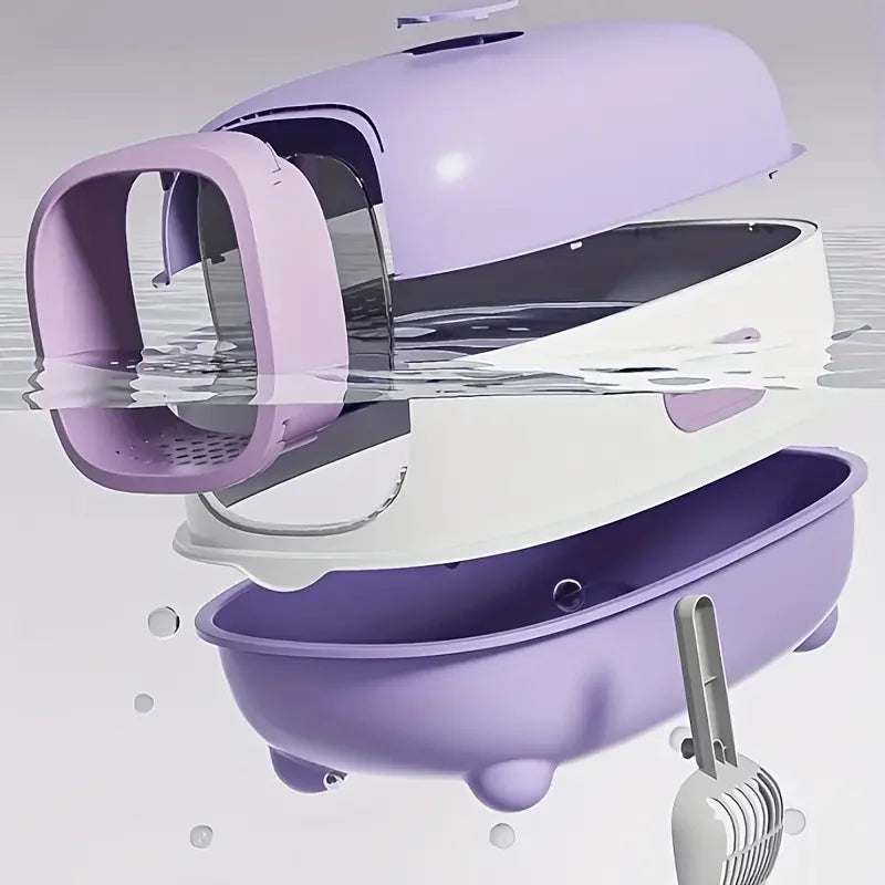 Enclosed Cat Litter Box Furniture With Odor Control