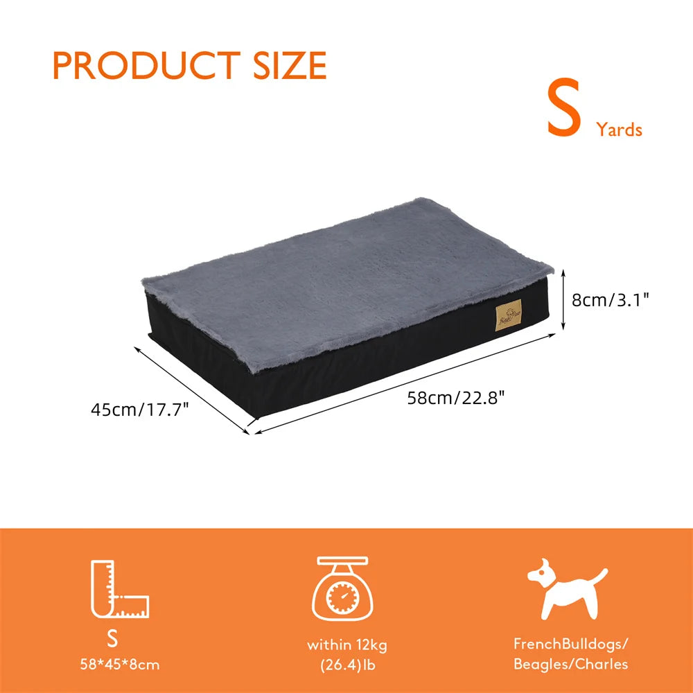 BORWARTCN 2-In-1 Orthopaedic Dog Bed Waterproof Cushion