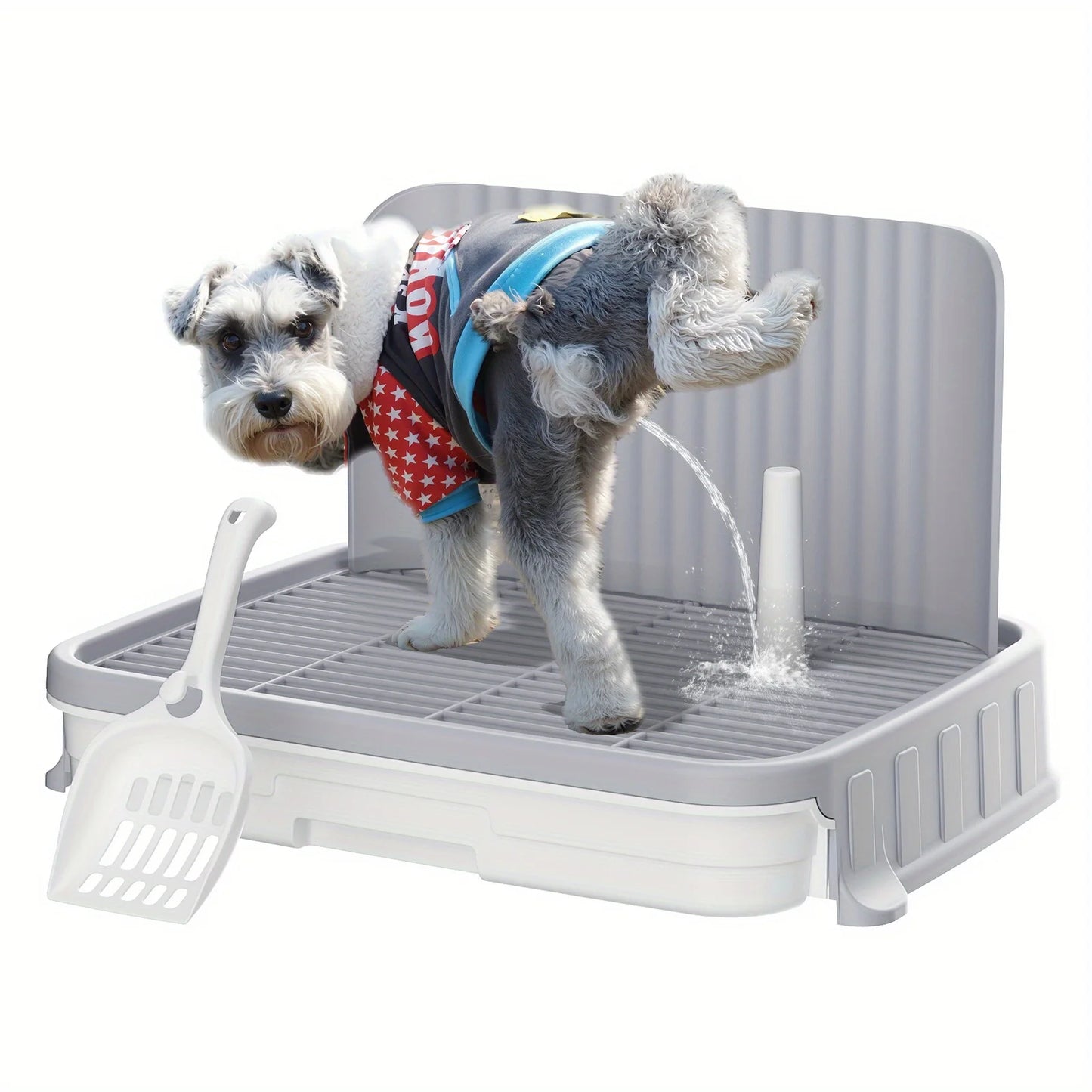 Dog Litter Indoor Potty Tray With Protected Sides For No Leak