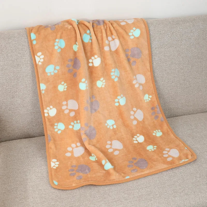 Soft Flannel Fleece Pet Blanket Mat For Cats And Dogs