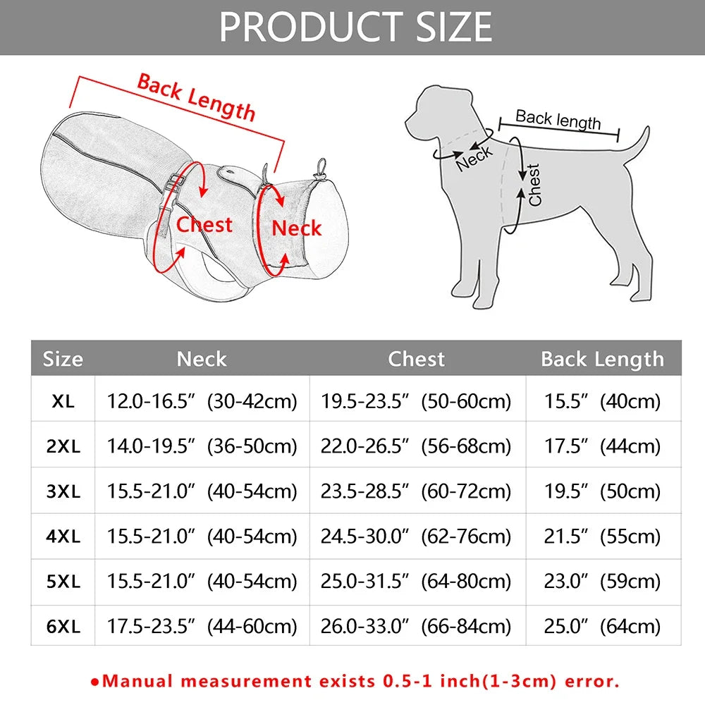 Waterproof Reflective Dog Raincoat Jacket For All Breeds