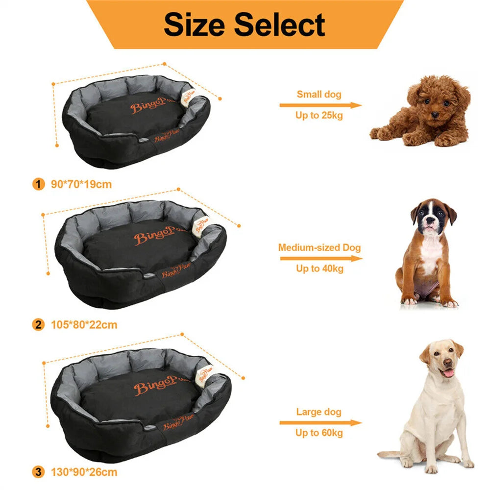 BORWARTCN Waterproof Orthopedic Dog Bed Sofa Kennel Cushion