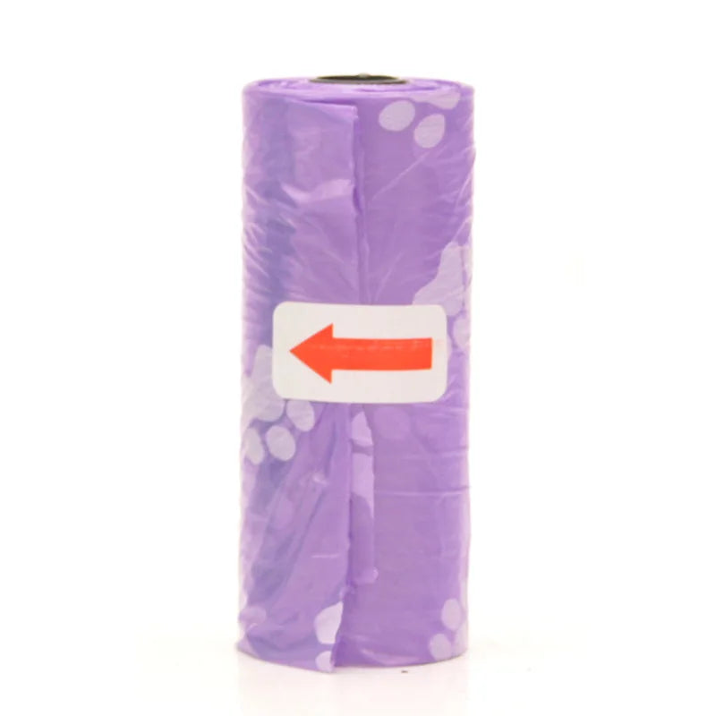 Dog Litter Poop Bags Thick Refill Rolls Economical 15 Bags