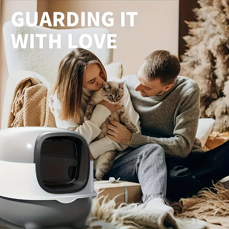Enclosed Cat Litter Box Furniture With Odor Control