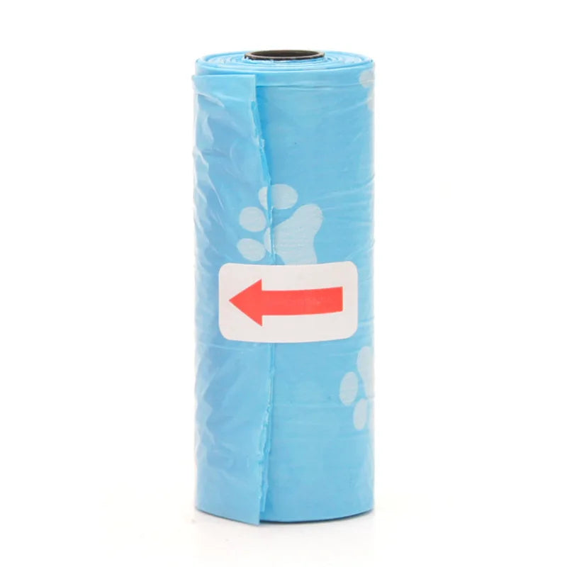 Dog Litter Poop Bags Thick Refill Rolls Economical 15 Bags