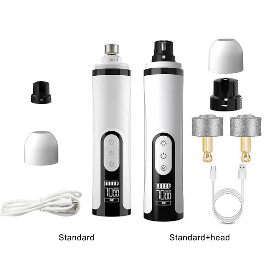 APWIKOGER Electric Dog Nail Grinder Rechargeable With LED Lights