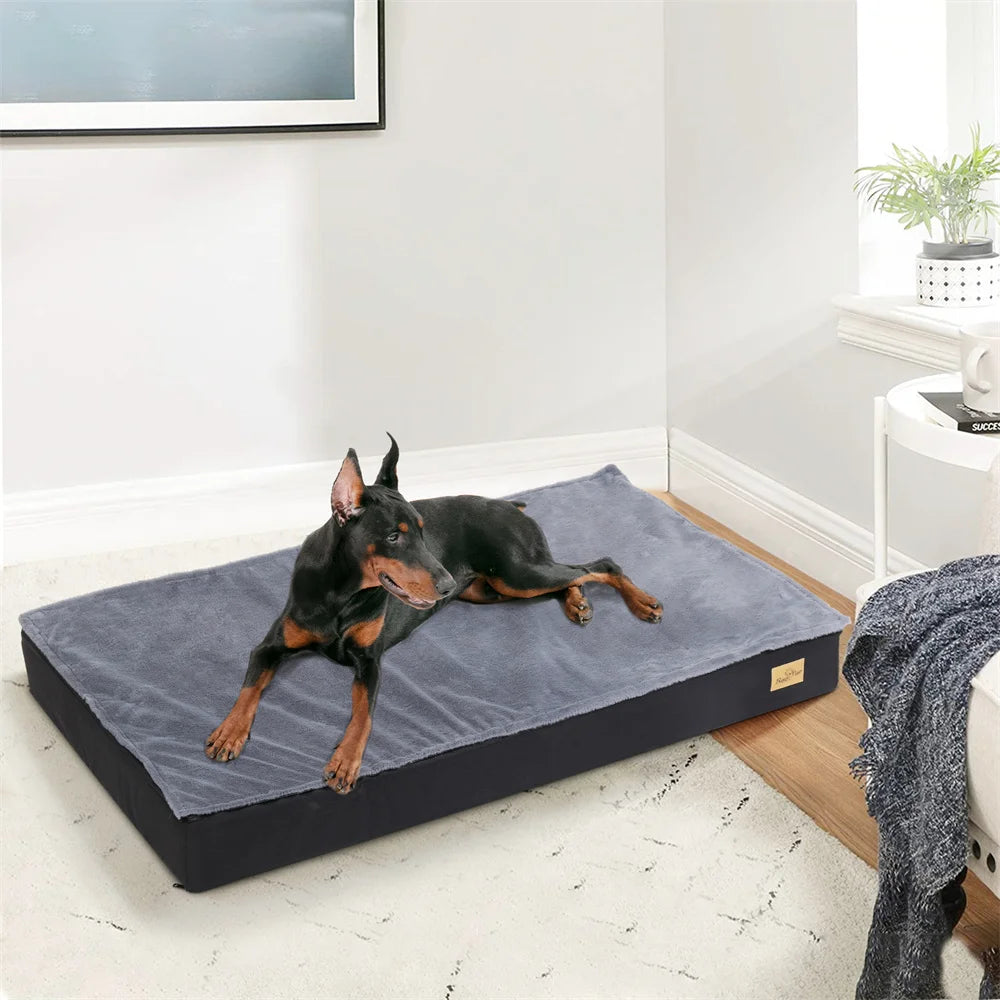 BORWARTCN 2-In-1 Orthopaedic Dog Bed Waterproof Cushion