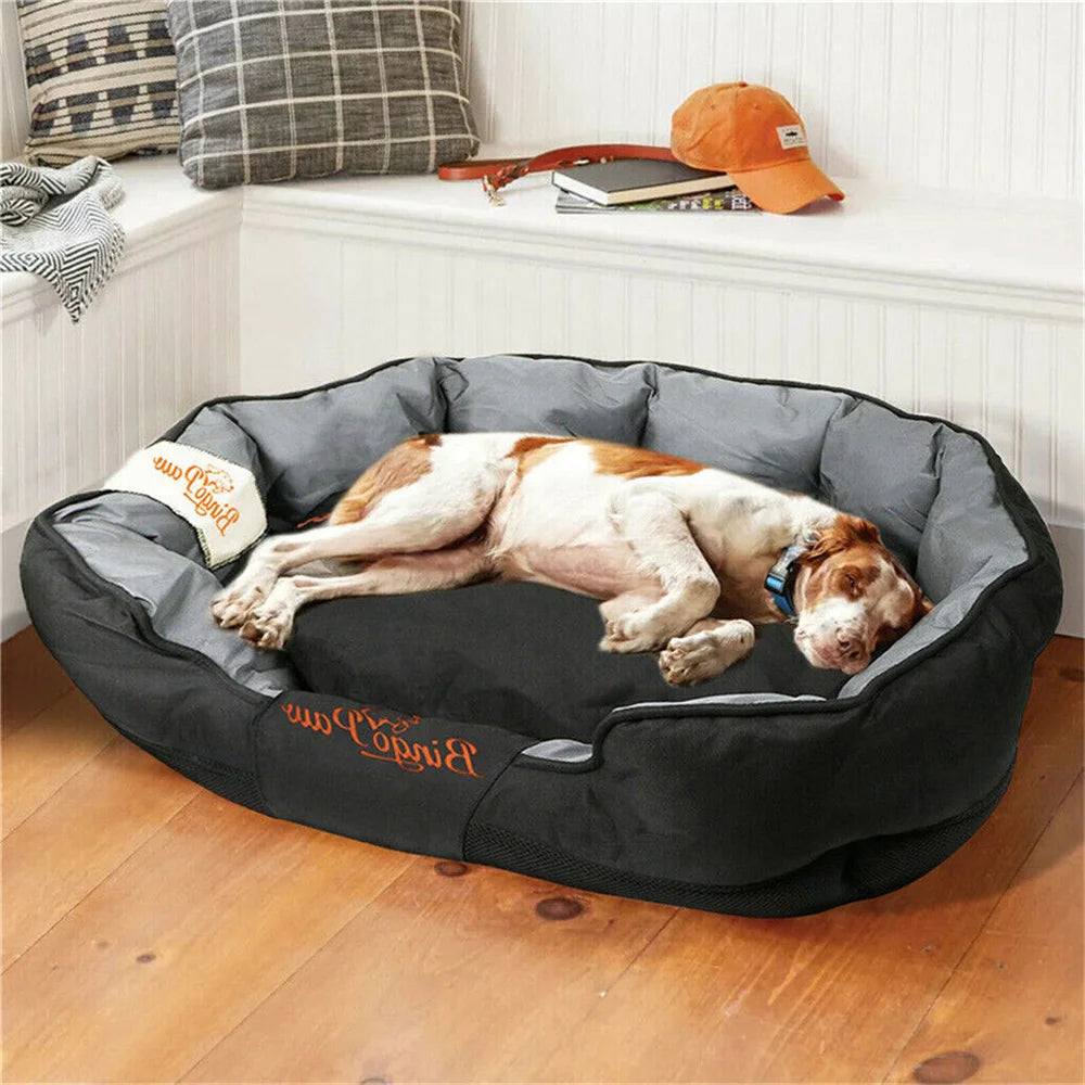 BORWARTCN Waterproof Orthopedic Dog Bed Sofa Kennel Cushion
