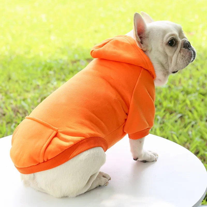 Winter Hooded Dog Sweatshirt Warm Coat For Pets And Dogs