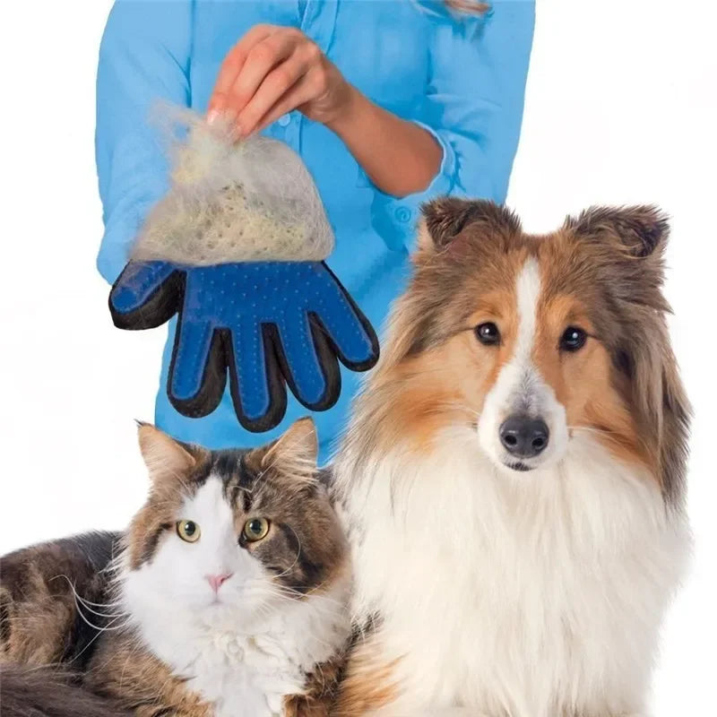 YTYINCN Pet Grooming Glove For Cats And Dogs Deshedding Brush