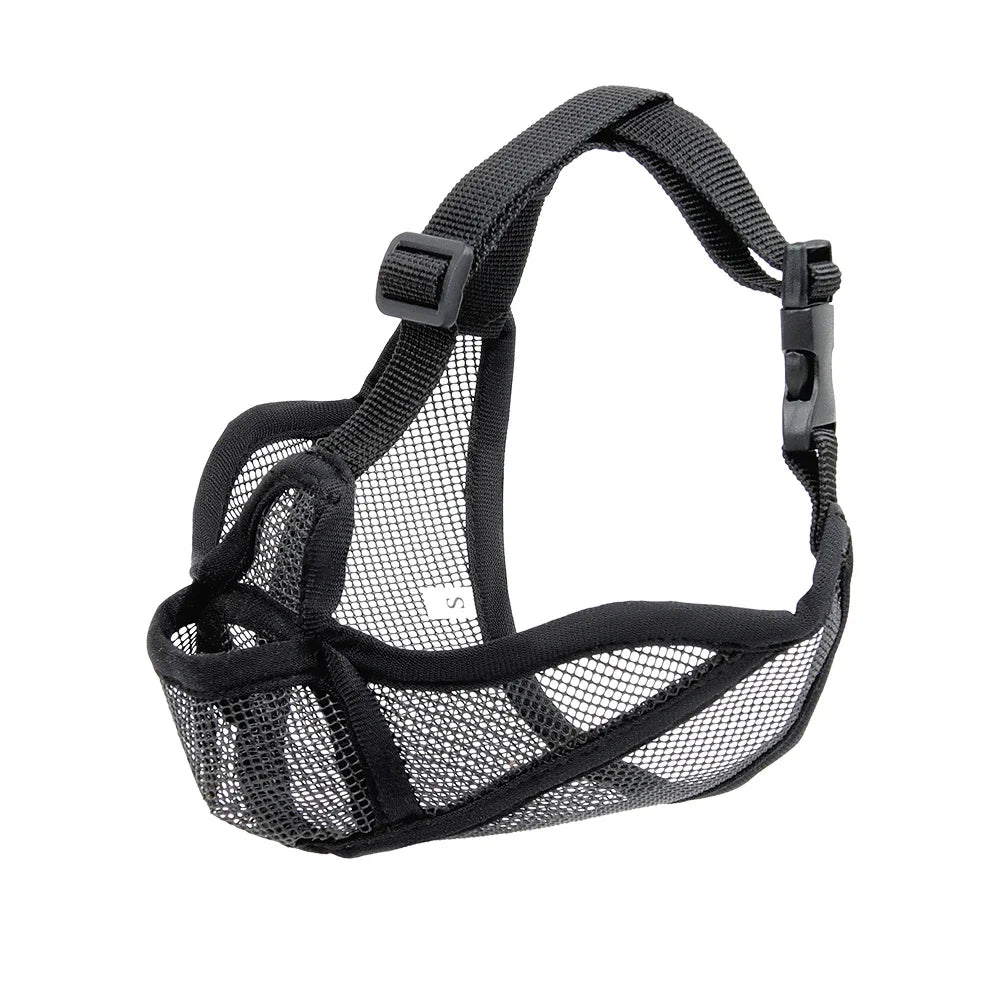 Breathable Dog Muzzle For Short Snout Prevents Barking