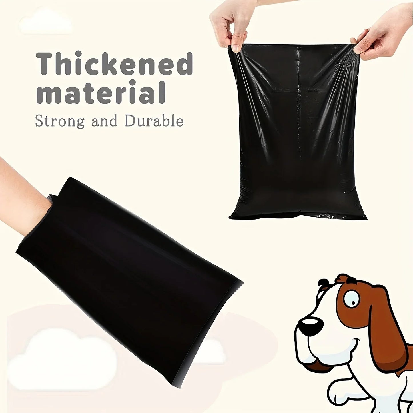 Dog Poop Bags 300/1500 Pack Portable Leak Proof Waste Bags