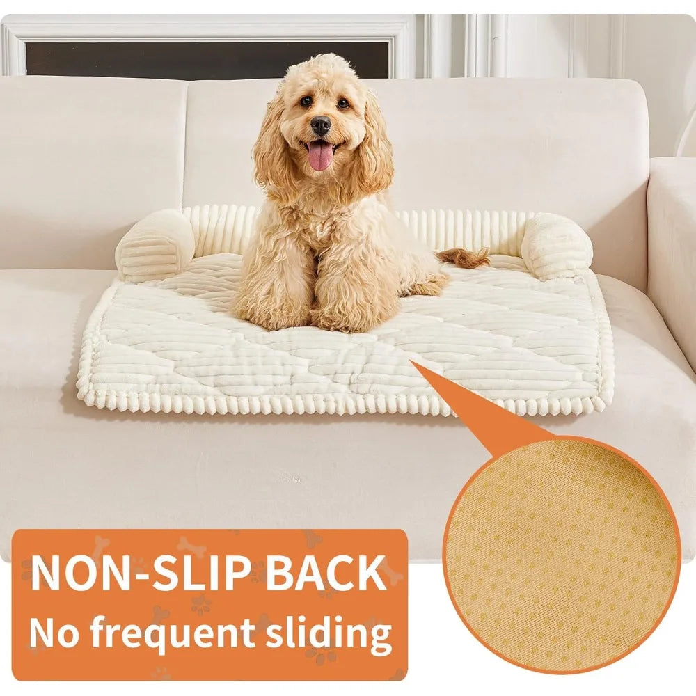 DAFIFY Dog Couch Bed Non Slip Sofa Protector Washable Cotton