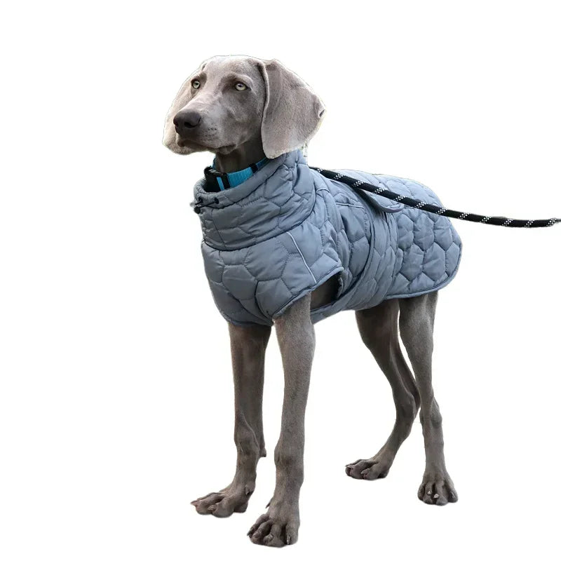 Winter Reflective Snowsuit For Large Breed Dogs Down Jacket Parka