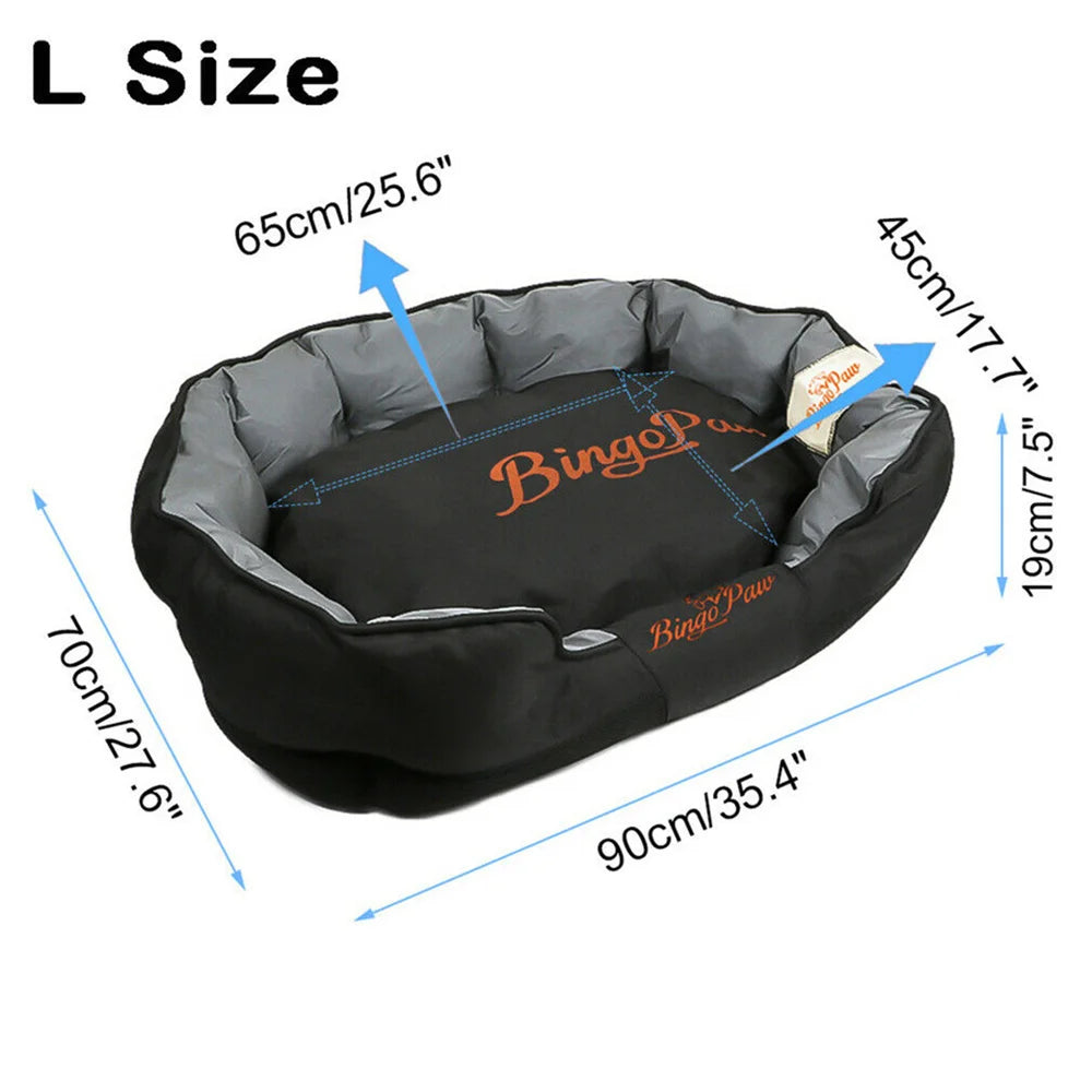 BORWARTCN Waterproof Orthopedic Dog Bed Sofa Kennel Cushion