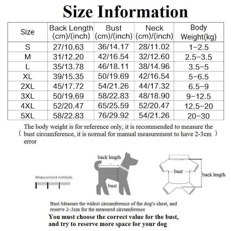 Waterproof Warm Dog Coat Winter Padded Zipper Jacket