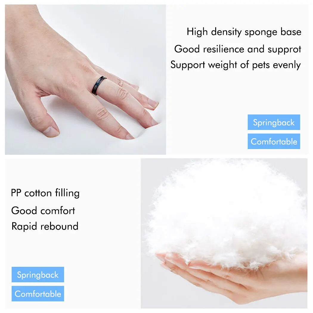 BINGOPAWC Orthopedic Dog Bed With Removable Washable Cover Soft Foam