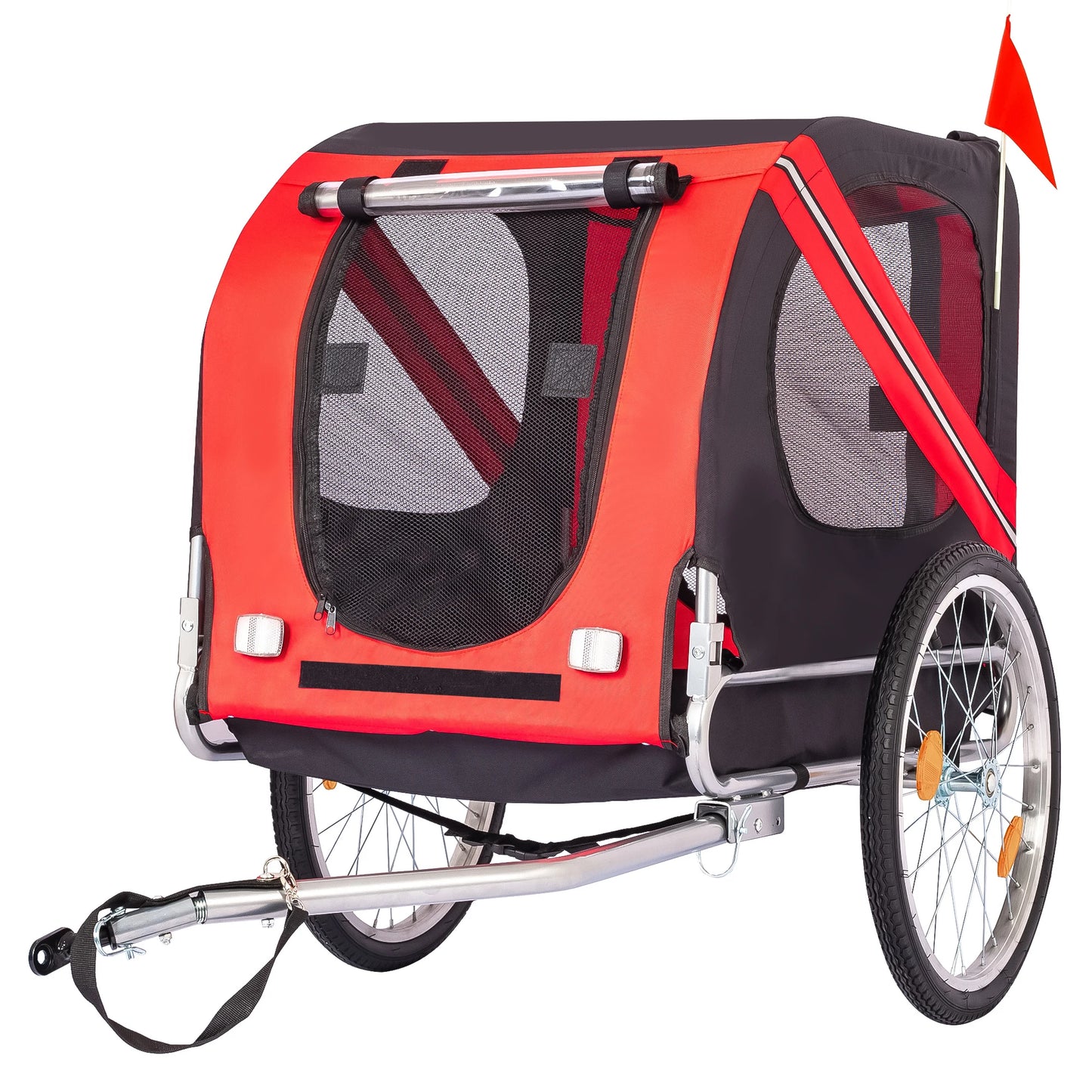 TWISTER.CK Dog Bike Trailer Foldable Carrier For All Breeds