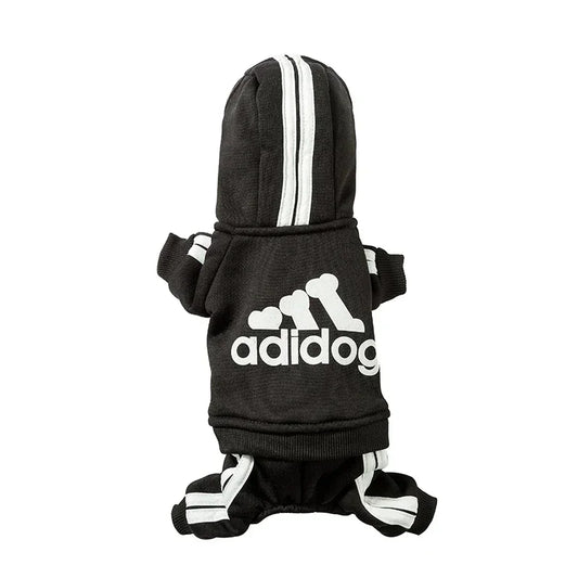 Adidog Dog Jumpsuit Warm Hoodie Sweatshirt Coat For Dogs