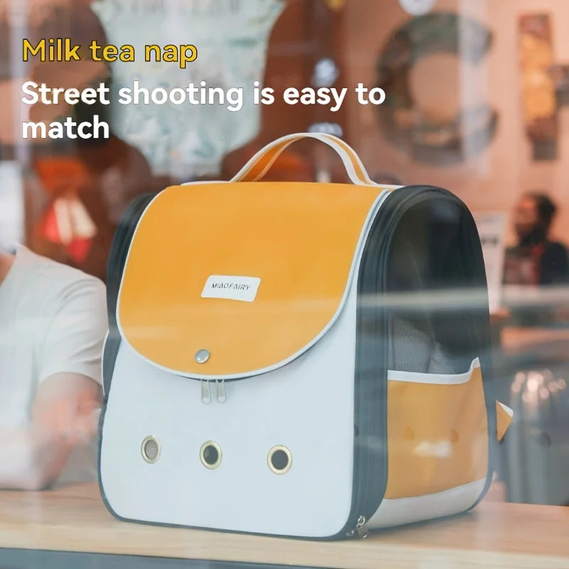 Breathable Cat Backpack Portable Large Capacity Carrier