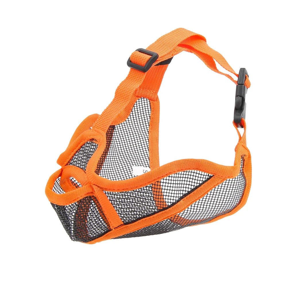 Breathable Dog Muzzle For Short Snout Prevents Barking