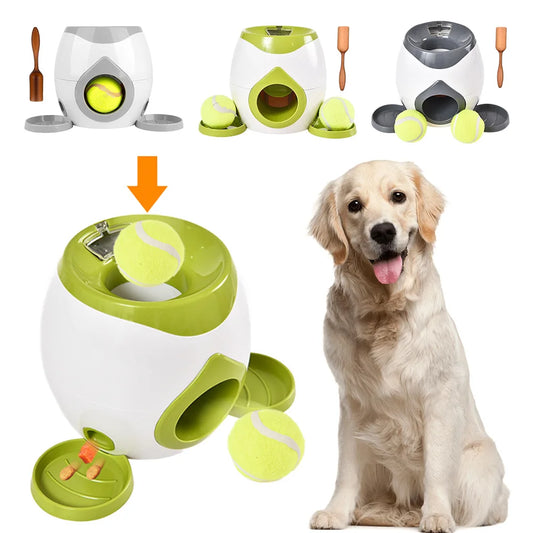 VKTECH Automatic Dog Ball Launcher Food Reward Interactive Thrower