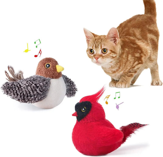 From The Vendor Field Cat Toys Realistic Chirping Birds