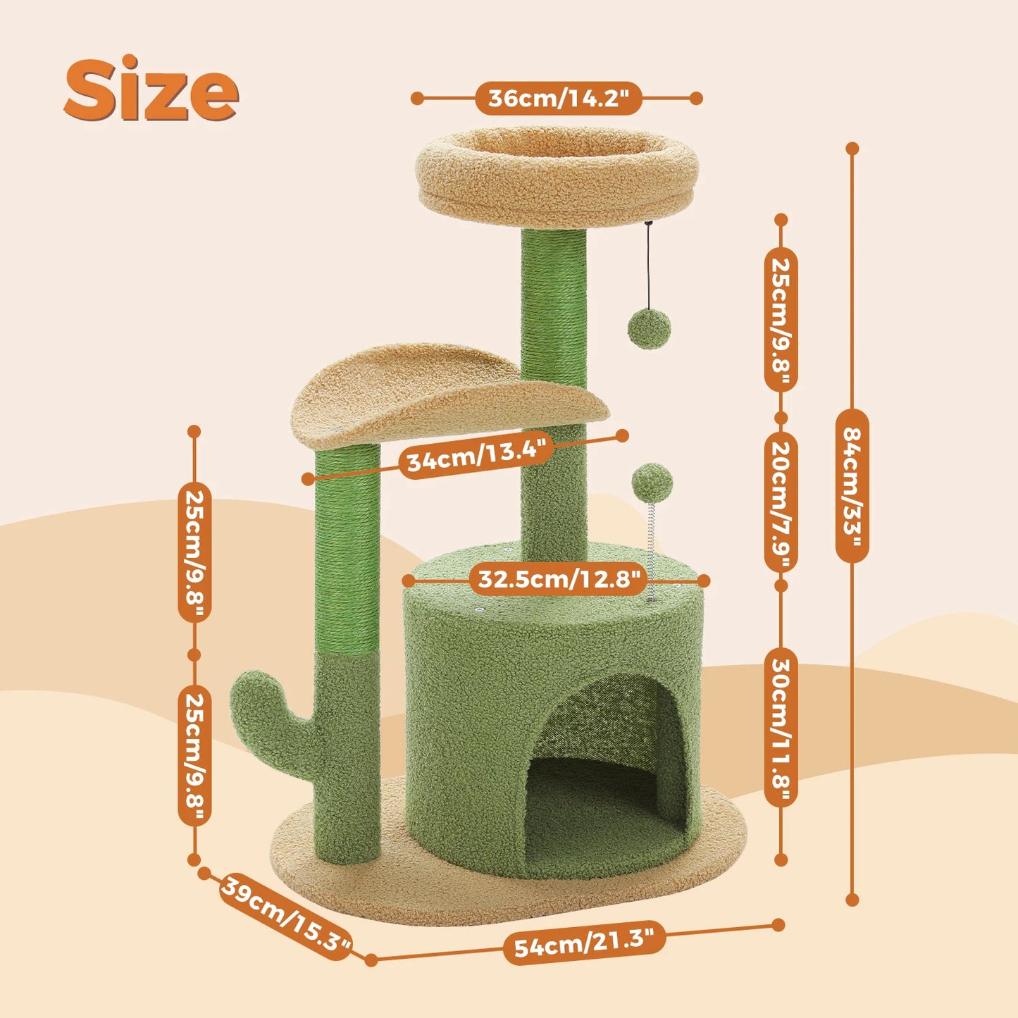 PEQULTICN Flower Cat Tree For Indoor Cats Three Tier