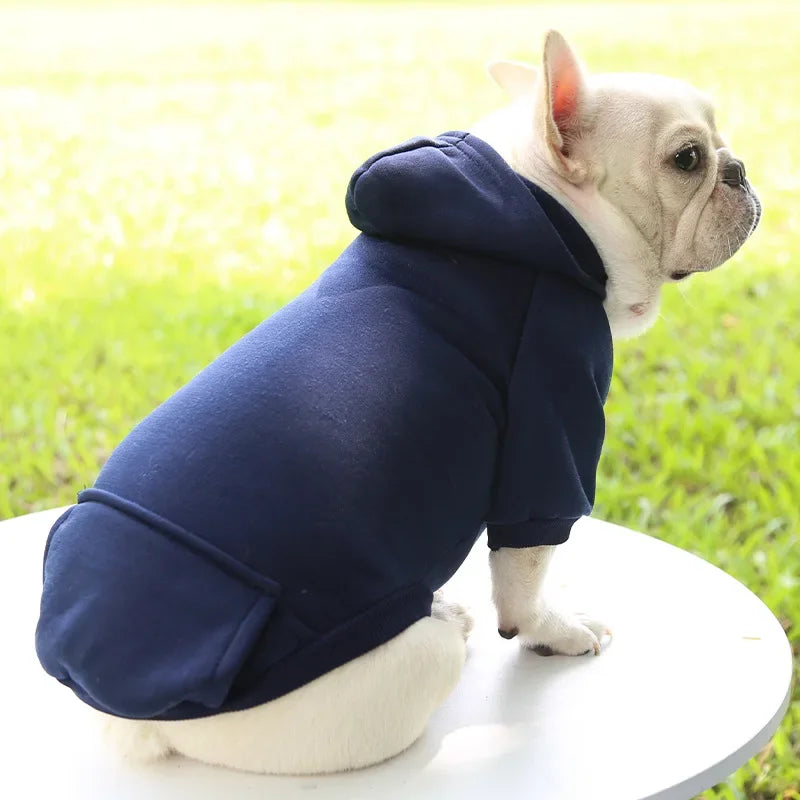 Winter Hooded Dog Sweatshirt Warm Coat For Pets And Dogs