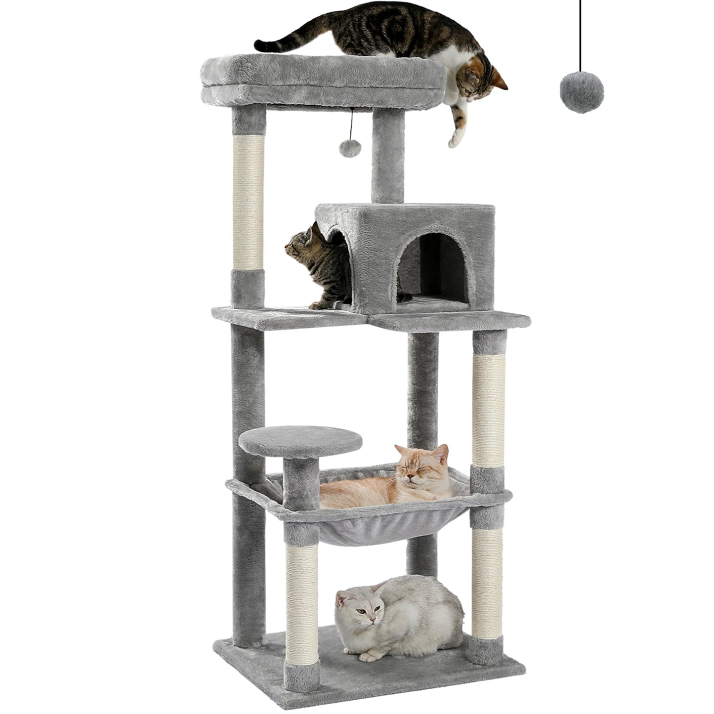 PAWZ Road Indoor Cat Tree 5 Level Tower Large Premium
